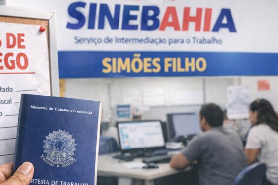 SAC de Simões Filho abre vagas de empregos exclusivas para esta sexta-feira (03) no SineBahia